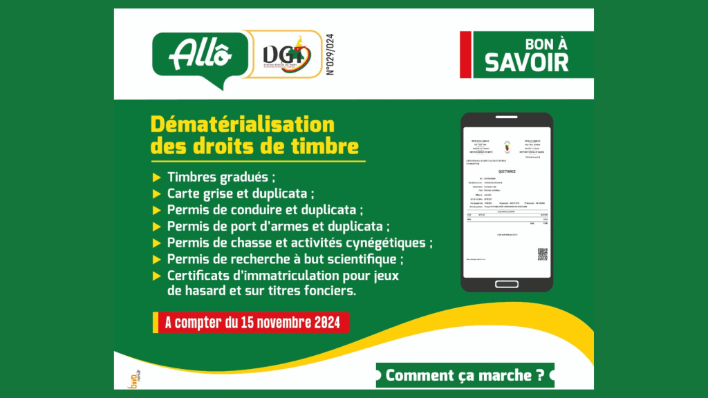 Dématérialisation des droits de timbre